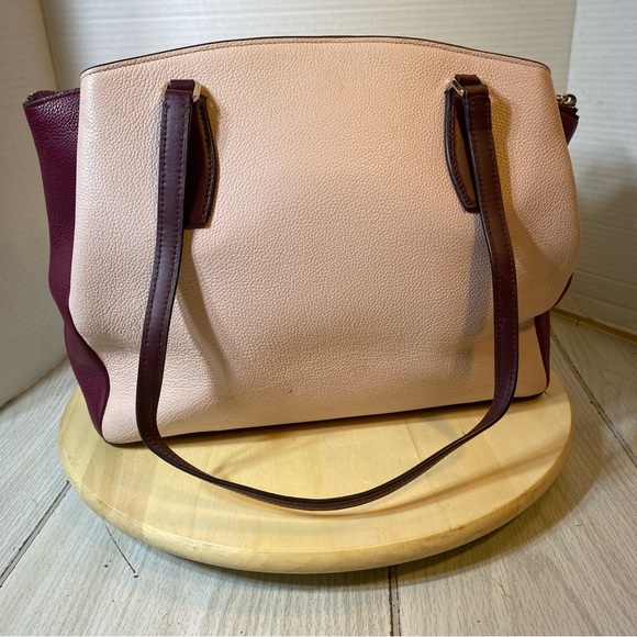 Kate Spade Colorblock New York Monet Triple Compartment Leather Handbag - Picture 5 of 16